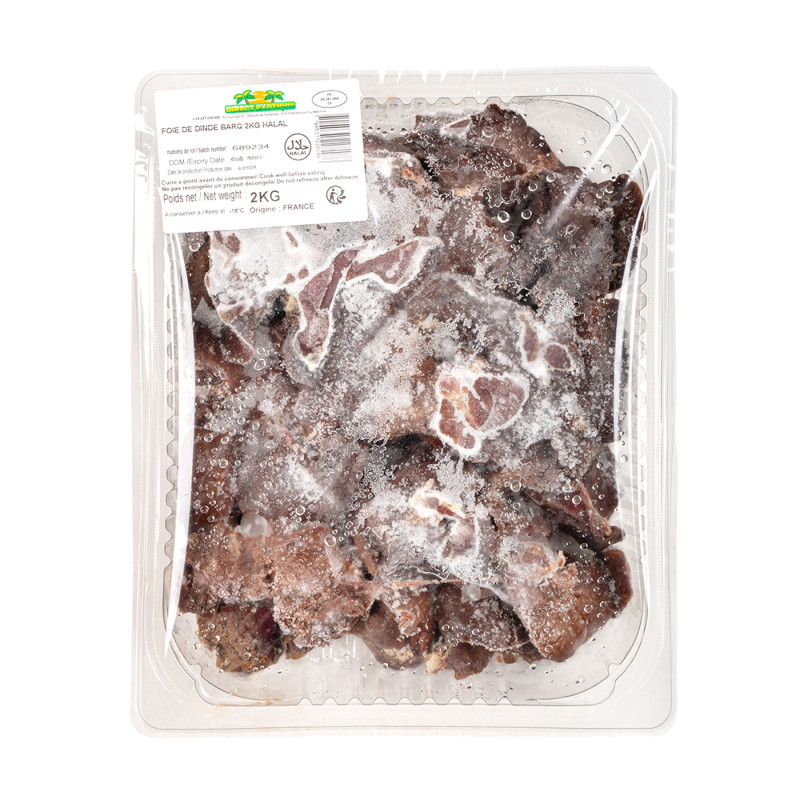 FOIE DE DINDE HALAL BARQ 5X2KG