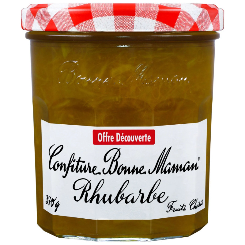 CONFITURE RHUBARBE BONNE