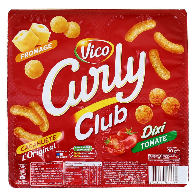 CURLY CLUB 14X90G