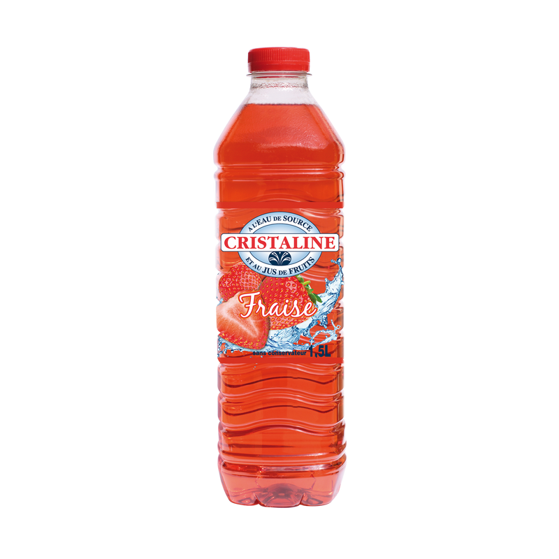 EAU CRISTALINE GOUT FRAISE