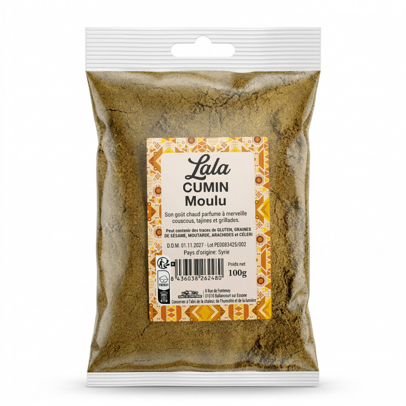 CUMIN MOULU LALA 20X100G