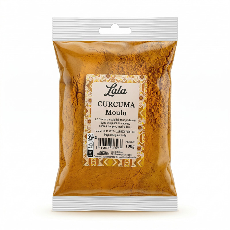 CURCUMA MOULU LALA 20X100G