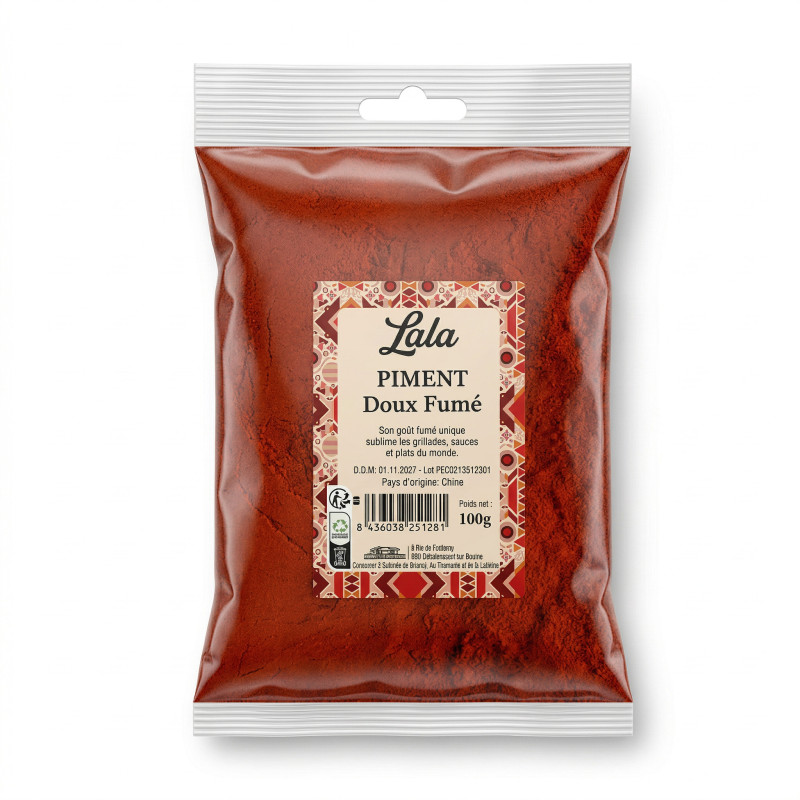PIMENT DOUX FUME LALA 20X100G