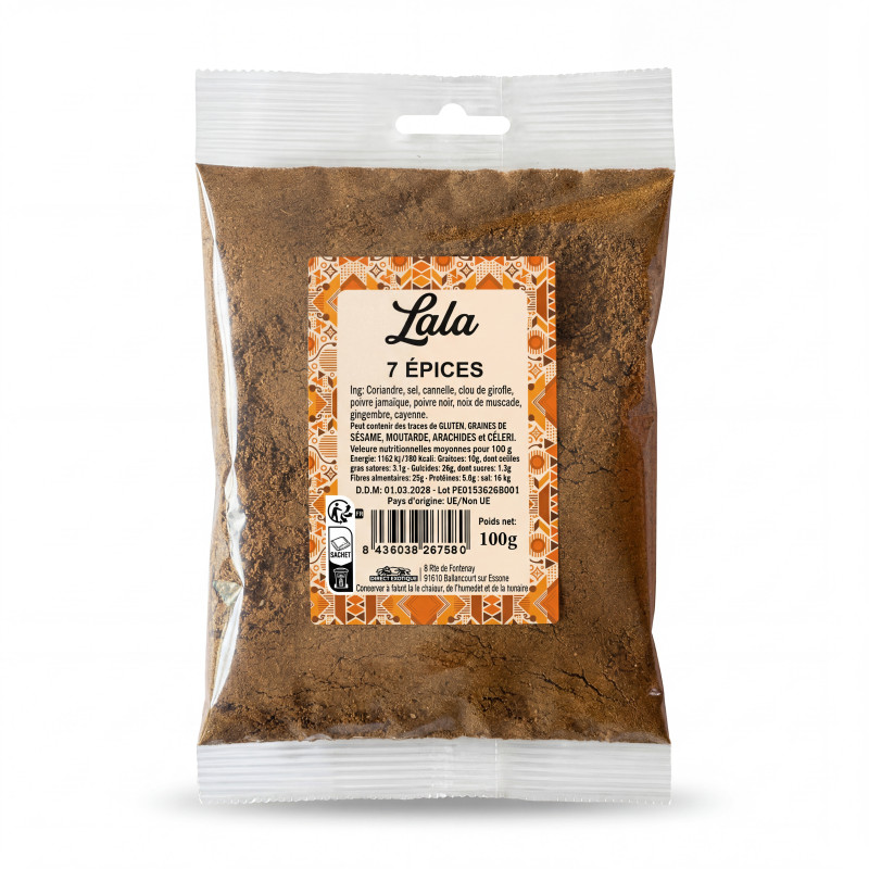 7 EPICES LALA 20X100G