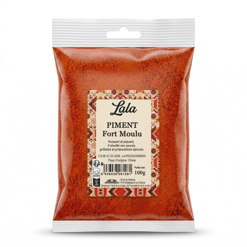 PIMENT FORT MOULU LALA 20X100G