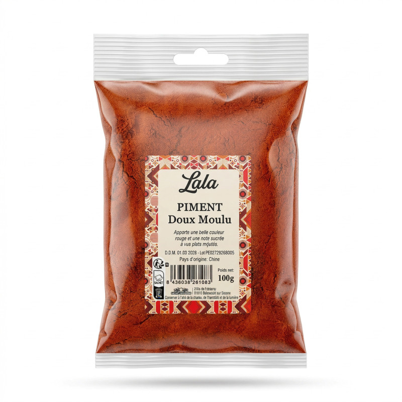 PIMENT DOUX MOULUE LALA 20X100GR