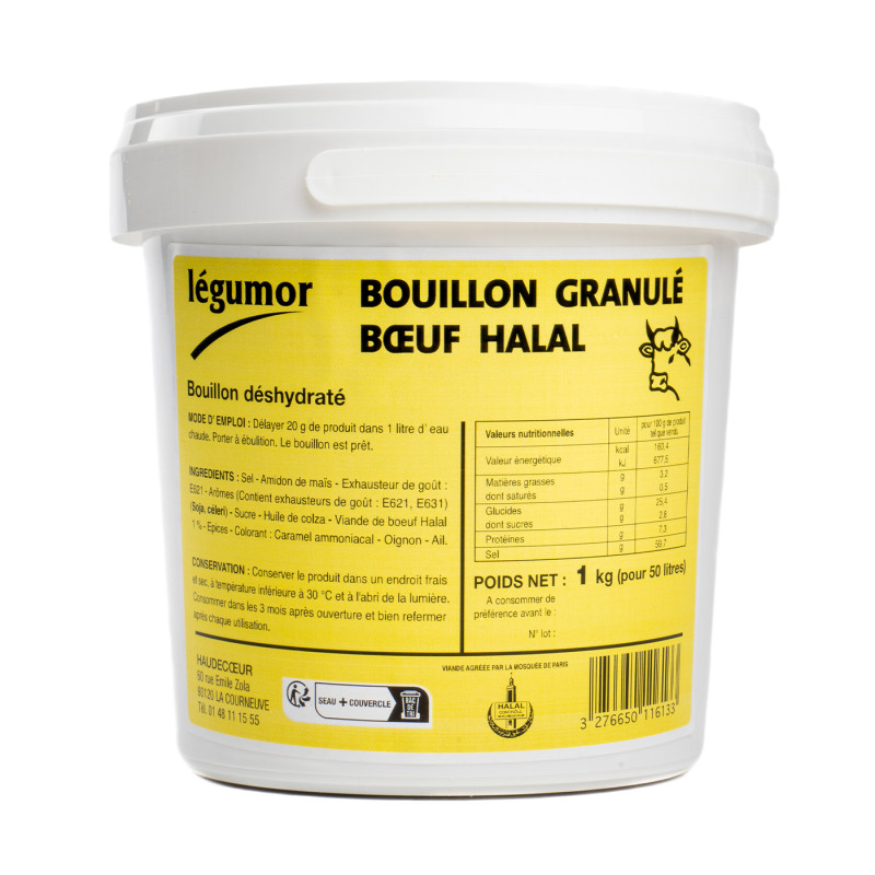 BOUILLON GRANULE BOEUF HALAL